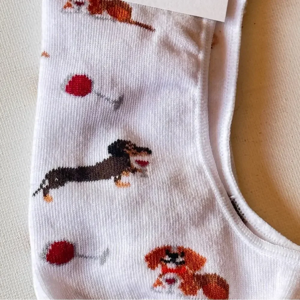 J.Crew Women's No Show  Seasonal Theme Socks Sz OS NWT